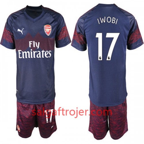 Arsenal Fodboldtrøjer Alex Iwobi 17 Børn Udebanesæt 2018/19 Kort ærmer Arsenal Fodboldtrøjer Alex Iwobi 17 Børn Udebanesæt 2018/19 Kort ærmer